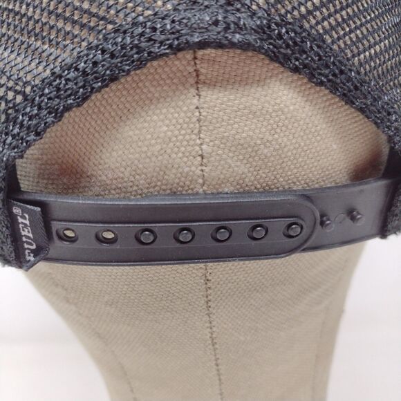 Hilton Head Island Fish Coastal Seafood Black Snapback Mesh Back Hat Cap Logo - Picture 7 of 10